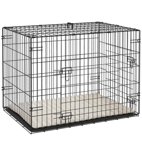Foldable dog crate with - foldable,