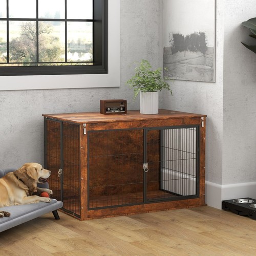 Dog crate furniture - crate, w/