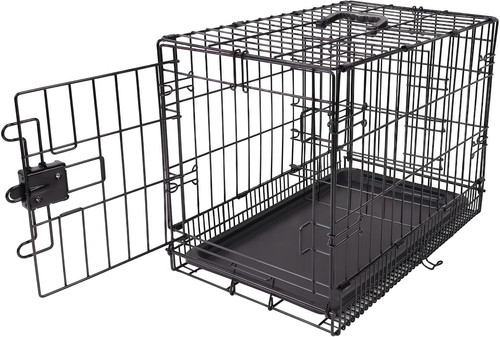 Metal dog crate - dog, with