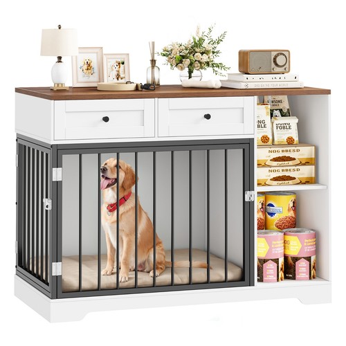 Dog crate furniture - furniture, cage