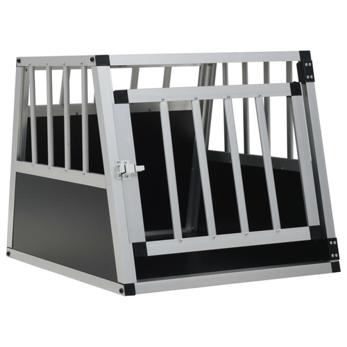 Dog cage silver aluminium - dog,