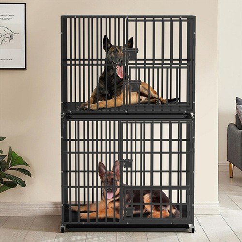 Heavy duty dog cage pet - cage,