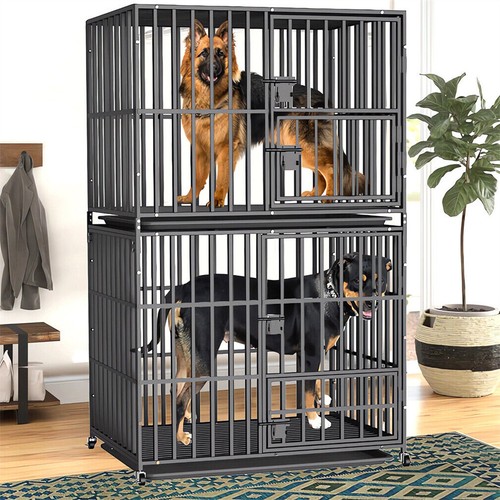 Heavy duty dog crate large - heavy,