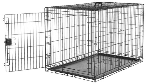 Metal dog crate cage xxl - metal, 122