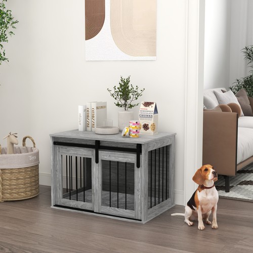 Pawhut dog crate furniture - pawhut,