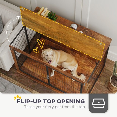 Dog crate furniture - dog,