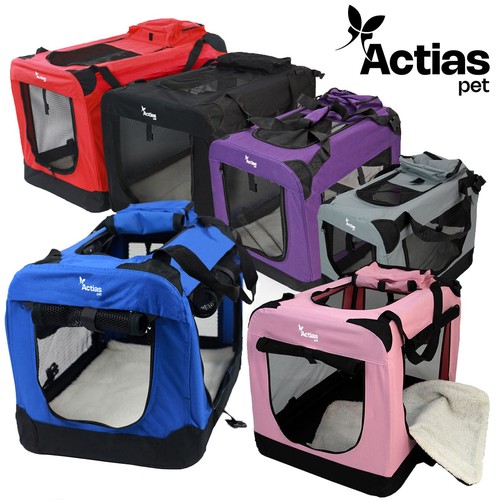 Fabric dog crate puppy carrier - crate,