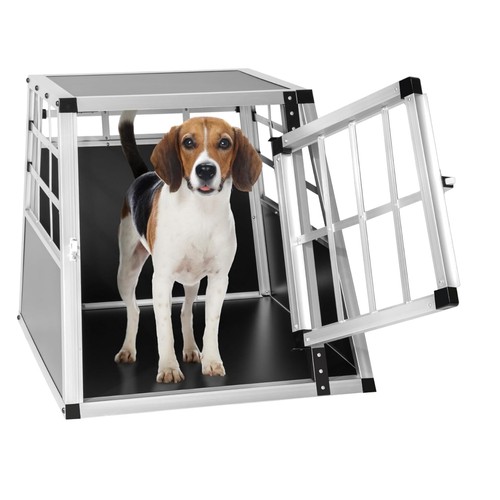 Aluminium dog crate safe - dog,