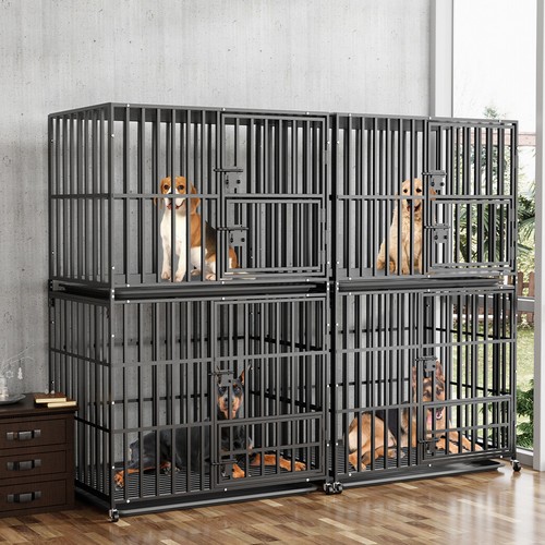 Oversized stackable dog crate - oversized,